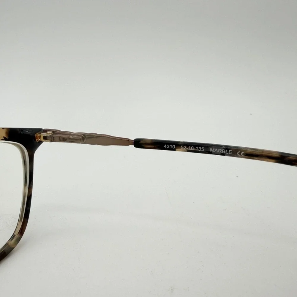 Helium Paris 4310 Marble Eyeglasses Frames 52-16-135 Case Rhinestone Temple